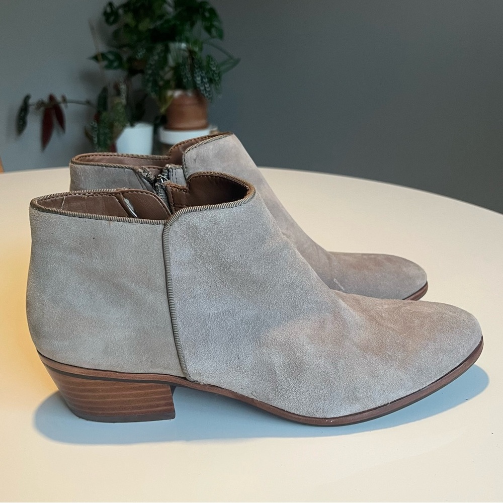 Sam Edelman Petty Boots in Beige Suede